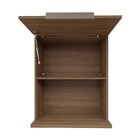 Armário Para Microondas Basculante Moderno Carvalho