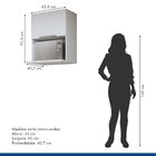 Armário Para Microondas Branco Fosco