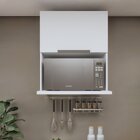 Armário Para Microondas Branco Fosco