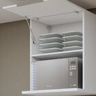 Armário Para Microondas Branco Fosco