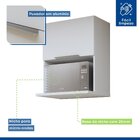 Armário Para Microondas Branco Fosco
