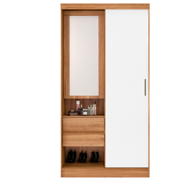Armario Para Quarto Modulado Com 2 Portas E 2 Gavetas Capela