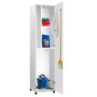 Armario Para Vassouras E Baldes 1 Porta Branco Movel Bento