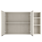 Armário Parede Aéreo Cozinha Organizador Quarto Multiuso Lava