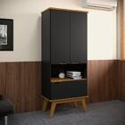 Armário Paul Preto/camarú