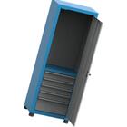 Armário Pequeno Com 5 Gavetas E Painel Perfurado Arm013 Cmb