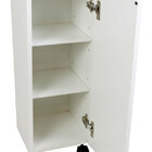 Armario Pequeno Organizador Multiuso Com Rodizios Montado