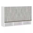 Armário Perola 120 Cm 2 Portas Com Nicho Luciane - Branco Pol