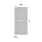 Armário Perola 35 Cm 1 Porta Luciane