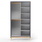 Armário Pine Com 2 Portas - Azul Petróleo