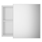 Armário Plástico Com Nicho 54x46x10 Cm Branco