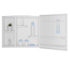 Armário Plástico Com Nicho 54x46x10 Cm Branco