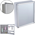 Armário Plástico Com Perfil De Alumínio De Sobrepor 31 X 36 X