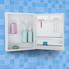 Armário Plástico Com Perfil De Alumínio De Sobrepor 36 X 45 X