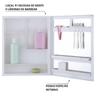 Armário Plástico de Sobrepor Branco