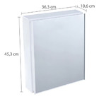 Armário Plástico de Sobrepor Branco