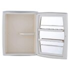 Armário Plástico De Sobrepor Com Espelho 30 X 37x 11cm  Bege