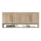 Armário Ponte Casal 4 Portas Módena Nogal Touch 74000 Demóbile