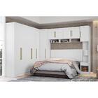 Armario Ponte Casal Branco Modulado Modena Demóbile