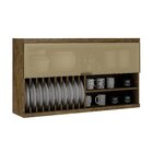 Armário Porta Basculante Com Vidro 120cm Tarantela Valdemóvei