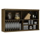 Armário Porta Basculante Com Vidro 120cm Tarantela Valdemóvei