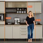 Armário Porta Basculante Com Vidro 120cm Tarantela Valdemóvei