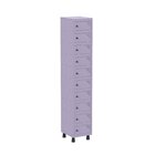 Armario Porta Objeto 10 Portas Aço Apop 501/10 Lilás