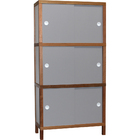 Armário Portas De Correr 734-3 Amarela