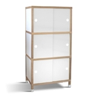 Armário Portas De Correr 734-3 Branco