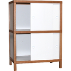 Armário Portas De Correr 734-3 Vermelha