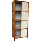 Armário Portas De Correr 744-2 Vermelha