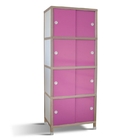 Armário Portas De Correr 744-4 Rosa