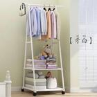 Armario Portatil Arara De Roupas 2 Prateleiras Carrinho Guard