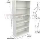 Armário Prateleira (organizador  Loja  Multiuso  Roupa  Expos