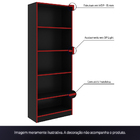 Armário Prateleiras Para Escritório Home Office Gamer Me4141