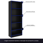 Armário Prateleiras Para Escritório Home Office Gamer Me4141