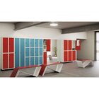 Armário Roupeiro 8 Portas Aço Grp 502/8 Pandin Móveis Cinza /