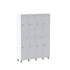 Armario Roupeiro 8 Portas Aço Grp 504/8 Pandin Móveis Branco