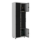 Armário Roupeiro Aço 8 Portas Academia Guarda-volume Ea702 -