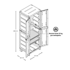 Armário Roupeiro Plástico Baru Cinza Rimax