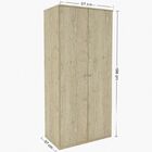 Armário Rustic 0,90 (2 Portas) - Canion Rústico