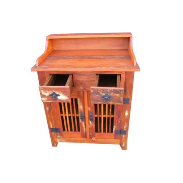 Armário Rústico Colônia Em Madeira De Demolição - Cód 1174 Ac