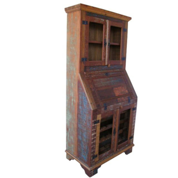 Armário Rústico Damasco Em Madeira De Demolição - Cód 1107