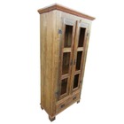 Armário Rústico Riggs Em Madeira De Demolição - Cód 1866