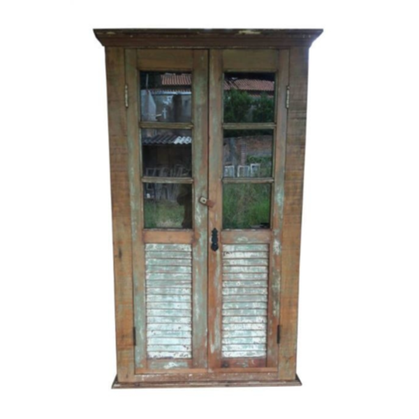 Armário Rústico Rômulo Em Madeira De Demolição - Cód 2189
