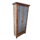 Armário Rústico Siri Em Madeira De Demolição - Cód 134
