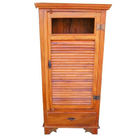 Armário Rústico Slim Em Madeira De Demolição - Cód 1240 Acaba