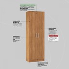 Armário Sapateira Multiuso Golden 2 Portas - Demóbile