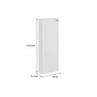 Armário Sapateira Solteiro 899 Suspensa C/ 1 Porta Noce - Car