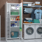 Armário Super Branco C 2 Portas C 4 Rodinhas